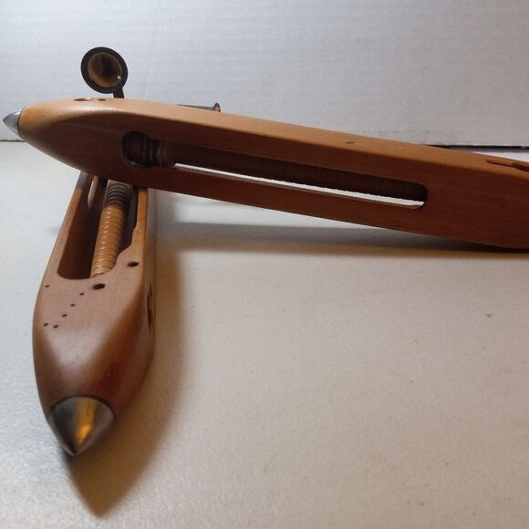 Vintage Weavers Shuttle Metal Candle holder Countrycore - Picture 8 of 8